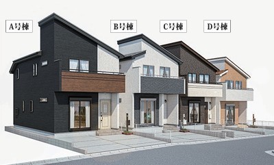 松戸市和名ケ谷582番1 新築戸建 全4棟